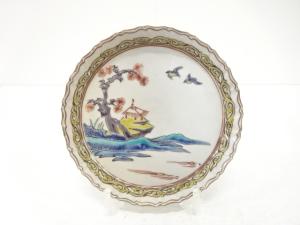 作家物　九谷焼　色絵　皿